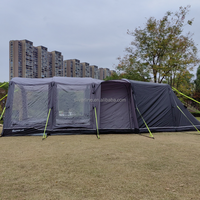 Glamping de luxe, camping familial, tente pneumatique imperméable quatre saisons, abri gonflable, une chambre et un salon