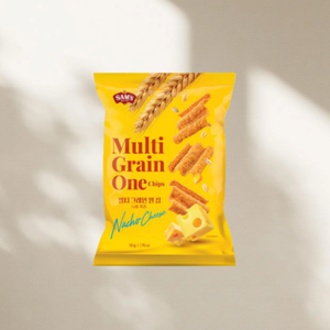 Chips Multigrano Enriquecidos con Granos Integrales y Sabor a Queso Nacho, Snack a Base de Maíz con Textura Crujiente y Rico Polvo de Queso Sabroso - Product Image 3