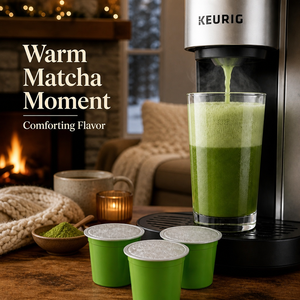 มัทฉะพรีเมียมสไตล์ญี่ปุ่นแบบแคปซูลสำหรับเครื่อง Keurig เกรดพิธีกรรม ชาเขียวบริสุทธิ์ แอล-ธีอะนีน ช่วยเพิ่มสมาธิ เหมาะสำหรับคีโต - Product Image 3
