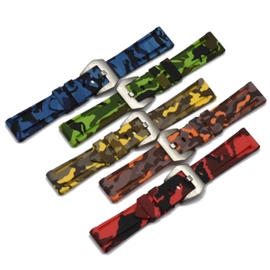 Camo Material de goma correa de reloj de <span class=keywords><strong>Apple</strong></span> Smart <span class=keywords><strong>Watch</strong></span> banda deportiva de silicona para la serie 5 6 <span class=keywords><strong>SE</strong></span> Samsung - Product Image 1
