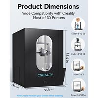 Creality Officiel – Boîtier d'imprimante 3D en aluminium ignifuge et anti-poussière, accessoire de protection à température constante