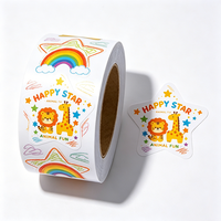 Étiquette en papier artistique découpée sur mesure Jinyu, logo holographique brillant, impression numérique, autocollant adhésif imperméable