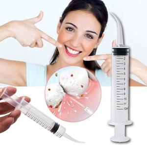 Jeringa Dental de 12 ml con Cabeza Curva, Irrigador Bucal sin Aguja, Instrumento Dental Manual de Plástico de un Solo Uso - Product Image 2