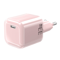 Chargeur GaN compact 35W avec affichage numérique, adaptateur mural rapide PD pour iPhone 17 Pro Max, ordinateur portable, appareil photo, écouteurs, protection OTP Type-C