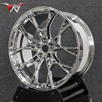 Jantes de course concaves profondes en argent poli sur mesure 18 19 20 21 22 pouces 5x120 5x112 pour BMW G20 G30 pour BMW M3 M4 Audi Tesla