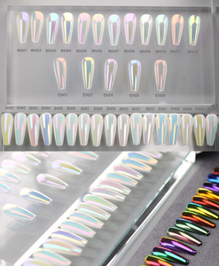 OEM/ODM <span class=keywords><strong>Moonlight</strong></span> espejo uñas polvo metálico plata efecto pigmentos láser polvo brillo Aurora perla brillante uñas punta manicura - Product Image 3