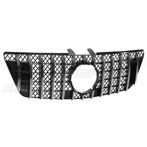 กระจังหน้ารถยนต์สำหรับ Mercedes Benz ML Class W164 X164 GT Grille ปี 2005-2011 รุ่น ML300 ML320 ML350 ML400 ML500 ML430 ไม่มีตราสัญลักษณ์ - Product Image 2