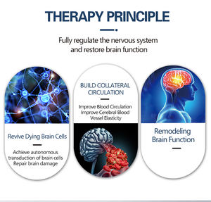 جهاز تحفيز رأسي عبر الجمجمة وتدليك الرأس ، جهاز علاج طبيعي لتخفيف الألم ، جهاز صحي للدماغ - Product Image 5