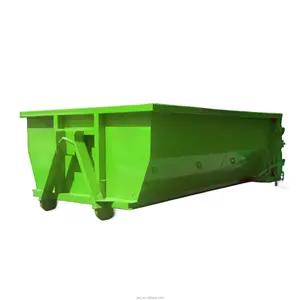 废物管理吊钩提升箱，用于运输工业回收废物箱滚装滚装垃圾箱