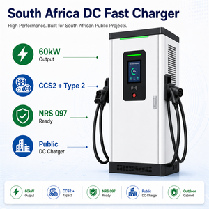 Chargeur mobile pour véhicules électriques IP54 rapide 40kW-60kW CCS2 sans batterie, utilisation commerciale, station de charge CHAdeMO GBT OCPP - Product Image 1