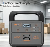 Centrale Électrique Portable 300W UPS à Onde Sinusoïdale Pure pour Camping-Car, Batterie Plomb-Acide, Mini Générateur Solaire