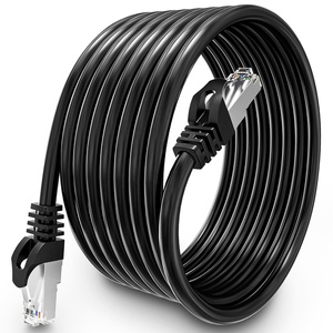 Cable Ethernet LAN Blindado SFTP, Cat6 Cat6A Cat7 Cat8, Cable de Conexión de Alta Velocidad de 0.5M-50M para Interiores y Exteriores, Cable de Red de Comunicación - Product Image 2