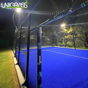 Uni promoção nova quadra panorâmica de tênis padel novo design personalizado