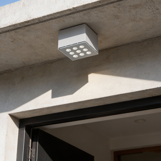 KLED Lighting LED Recessed Downlight Ceiling Light New Design Square Shape Wall Light Outdoor Waterproof Dimmable Garden