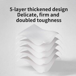 Pañuelos Faciales Tiki Home de 5 Capas con Estampado de Serigrafía, Estilo Cartera |   12 Paquetes de Toallitas Húmedas de Pulpa de Madera Virgen Sin Fragancia, Tamaño Viaje, Suaves - Product Image 2