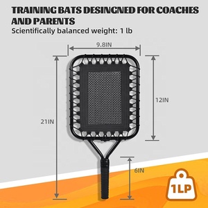 <strong>Baseball</strong> <strong>Racket</strong> Bat (Iron &amp; PP Durable) for Parents Coaches-Accuracy Fly Ball Grounders Outfield/Infield Drills &amp; Training - Product Image 2