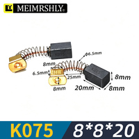Brosses en carbone haute durabilité 8*8*15/20/25/30mm K075 K174 K254, pièces de rechange pour système d'alimentation en fil de soudeuse Lincoln