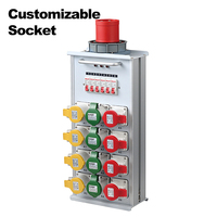 SHTX - Equipo de Distribución de Energía de 24 Vías y 32 A Personalizado, en Oferta, para Audio/Iluminación, 45 Canales de Salida, 110 V-220 V-380 V, Caja de Distribución de Energía
