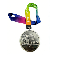 Médaille 3D en alliage de zinc personnalisable, revêtement caoutchouté doux au toucher, Ange/Fée/Amour/Musique/Halloween, électroplaqué antique moderne