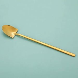 18/8 Stainless Steel Soup Spoon Salad Server Spoon Slotted Skimmer Spoon for Frying Cooking Oil <b>Filter</b> Kitchen Utensil - Product Image 3
