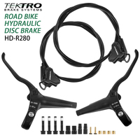 TEKTRO Barre plate HD-R280 frein à disque hydraulique pour vélo de route FM Support plat 1900mm presse à huile pour vélo de route BR-UR300