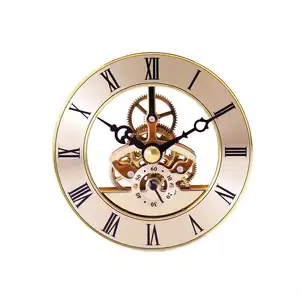 아름다운 해골 시계 삽입 석영 시계 메커니즘 짧은 스탠드 중국어 공급 업체