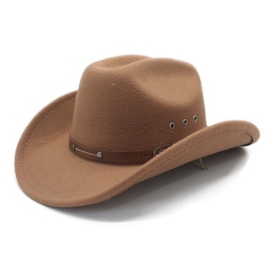 Sombrero de Vaquero Informal de Moda Unisex para Exteriores, Estilo Fedora de Jazz, de Fieltro, de Una Sola Pieza, en Oferta - Product Image 6