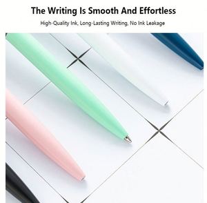 Stylos à bille en métal personnalisés avec logo, gravure laser, vente en gros de fournitures scolaires et de bureau promotionnelles - Product Image 5