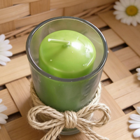Zylindrischer Aromatherapie-Stiftbehälter Aufbewahrungsglas Runder Kerzenhalter Mit Kerzen