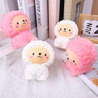 Jouet Squishy Alpaga Viral en PU à Rebond Lent, Jouet Anti-Stress à Presser, Jouet Fidget Unisexe Tous Âges, Vente en Gros Usine