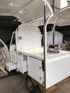 Camion de restauration multifonctionnel d'usine à 3 roues, van à café, bar à bière, chariot à hot-dogs, <span class=keywords><strong>moteur</strong></span> électrique, Ape USA Food Truck - Product Image 3