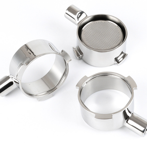 Barista Tools <span class=keywords><strong>Accessoires</strong></span> de café expresso 51mm en acier inoxydable <span class=keywords><strong>Delonghi</strong></span> Porte-filtre à café sans fond Tête nue - Product Image 4