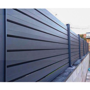 Cercas de Jardín de Listones Verticales de Privacidad en Aluminio, Panel de Compuesto de <span class=keywords><strong>Madera</strong></span> y Plástico (WPC) <span class=keywords><strong>para</strong></span> Exteriores y <span class=keywords><strong>Enrejados</strong></span>, Bricolaje - Product Image 5