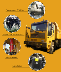Thương hiệu mới lgmg 6x4 50t 60ton 70ton tải trọng 60t off road khai thác mỏ xe tải mt86h mt106 MT60 mt50 - Product Image 3