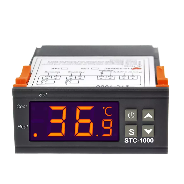 STC-1000 Digital LED Display Thermostat Cooling Heating Switch Incubator Temperature Controller