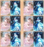 Cartes à collectionner créatives ChaoYe DS entièrement en acrylique, cartes de jeu de société Goddess Story, cartes à jouer de table