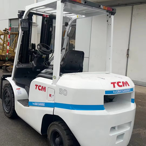 Hot Sale <b>Used</b> Forklift Earth-moving Machinery TCM FD30 Diesel Three Stage Mast for Sale in Shanghai - Product Image 1
