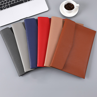 Porte-documents en cuir PU personnalisé avec logo pour entreprise, format A4, A5, A6, pochette de rangement pour documents administratifs
