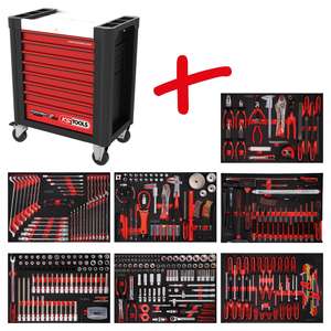 KS TOOLS Performanceplus chariot d'atelier P10 avec 397 outils pour 7 tiroirs - Product Image 4