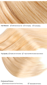 Fghh — <span class=keywords><strong>Film</strong></span> Hd Transparent blond 613 avec Lace Frontal 13x4, cheveux vierges Swiss - Product Image 5