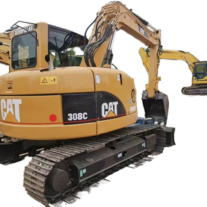 Excavatrice Caterpillar 308C d'occasion, 8 tonnes, excavatrice hydraulique à chenilles de taille moyenne, d'origine japonaise, bon état, faible nombre d'heures, prix bas - Product Image 1