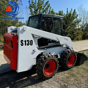 100% sẵn sàng giá rẻ thứ hai tay phía trước <span class=keywords><strong>loader</strong></span> máy kéo S130 Mini Skid <span class=keywords><strong>loader</strong></span> S18 S130 S160 S185 mini sử dụng Skid chỉ đạo Bộ nạp để bán - Product Image 2