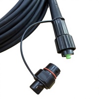 Câble de raccordement fibre optique étanche IP68 Mini SC vers Mini SC SM G.657A2 LSZH FTTA pour station de base 5G