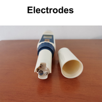 Medidor de pH Digital Profesional J&R Tipo Pluma para Pruebas de Calidad del Agua en Hidroponía y Acuicultura