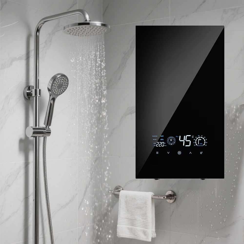 Home Smart 8kW 12kW Tankless Instant Electric Geyser Hot Water Heater for Bathroom Shower