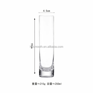 SMOOTH Wholesale Wedding Dinning Table Decoration Flower Centerpiece Clear Cylinder Small <b>Bud</b> <b>Glass</b> <b>Vase</b> - Product Image 5