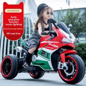 ล้อพลาสติกไฟฟ้าสำหรับขี่รถจักรยานยนต์ทุกเพศของเล่นรถนั่งบนรถสำหรับเด็กผลิตจากโรงงานจีน - Product Image 4