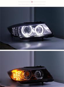 ไฟหน้า LED คุณภาพสูง 6000k แบบดัดแปลงพร้อมไฟเดย์ไลท์ สำหรับรถยนต์ซีรีย์ 3 รุ่น E90 ชุดประกอบด้านหน้า สำหรับ 318 320 3 ซีรีย์ - Product Image 2