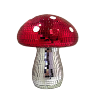 Lampe en forme de champignon rouge faite à la main, exclusive transfrontalière, boule disco artistique, décoration intérieure