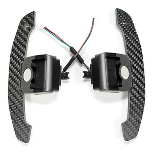 Palette de changement de vitesse magnétique en fibre de carbone pour <span class=keywords><strong>AUDI</strong></span> A <span class=keywords><strong>Q</strong></span> S <span class=keywords><strong>RS</strong></span> série A4 /<span class=keywords><strong>5</strong></span> Q3/<span class=keywords><strong>5</strong></span> RS4/<span class=keywords><strong>5</strong></span> SQ7/8 Palettes de changement de vitesse étendues de remplacement - Product Image 1